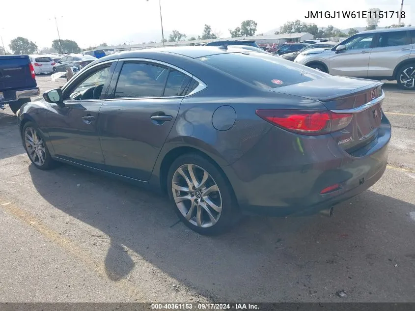 JM1GJ1W61E1151718 2014 Mazda Mazda6 I Grand Touring