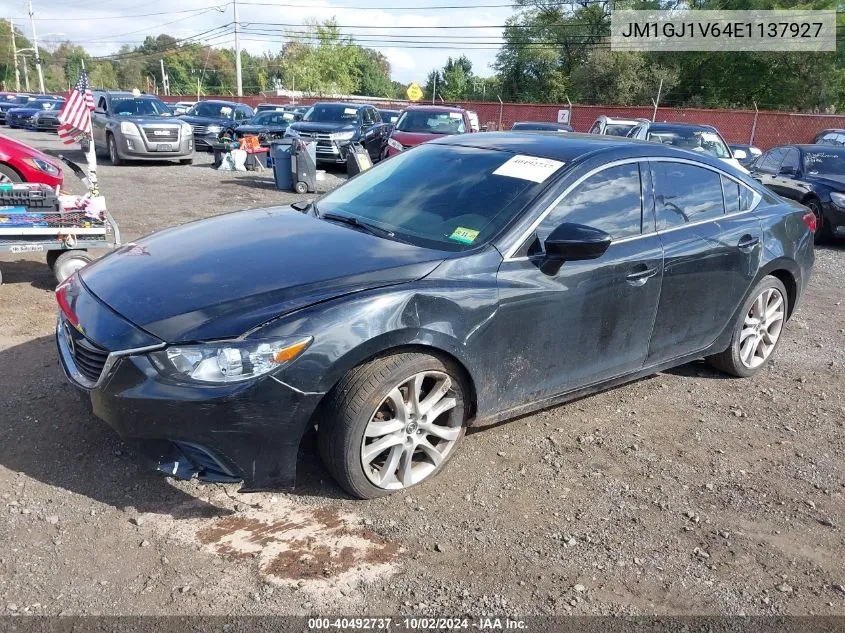 2014 Mazda Mazda6 I Touring VIN: JM1GJ1V64E1137927 Lot: 40492737