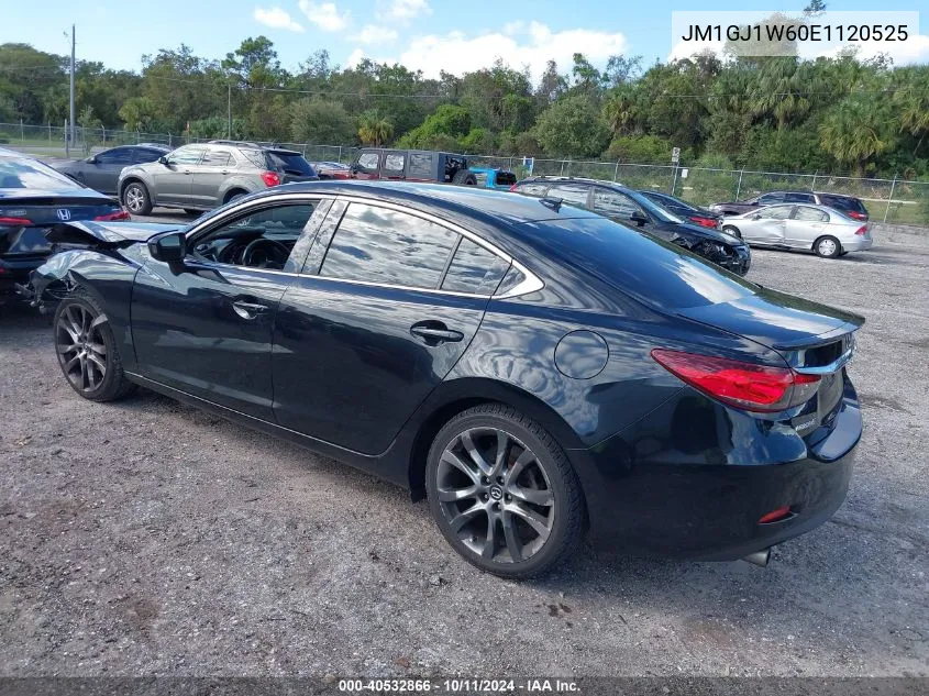 2014 Mazda 6 Grand Touring VIN: JM1GJ1W60E1120525 Lot: 40532866