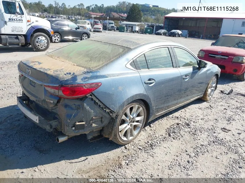 2014 Mazda Mazda6 I Touring VIN: JM1GJ1T68E1115268 Lot: 40540136