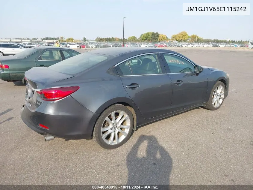 2014 Mazda Mazda6 Touring VIN: JM1GJ1V65E1115242 Lot: 40548915