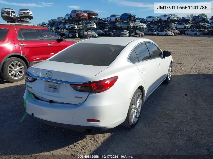 2014 Mazda Mazda6 I Touring VIN: JM1GJ1T66E1141786 Lot: 40612056