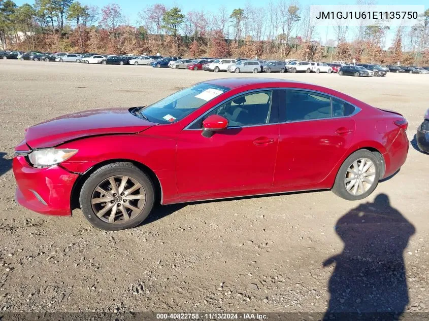 2014 Mazda Mazda6 I Sport VIN: JM1GJ1U61E1135750 Lot: 40822758