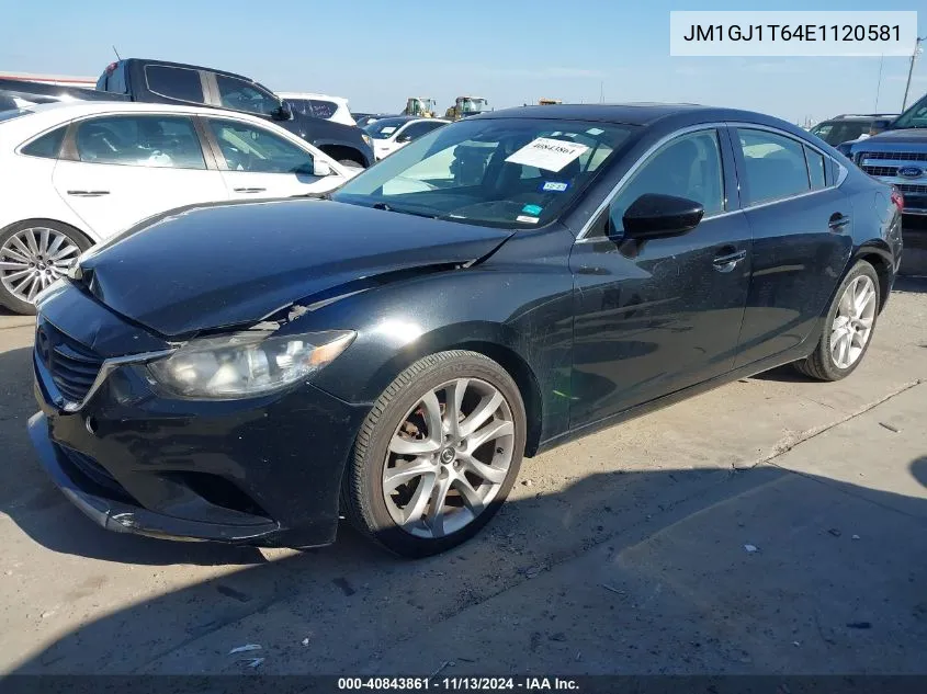 2014 Mazda Mazda6 I Touring VIN: JM1GJ1T64E1120581 Lot: 40843861