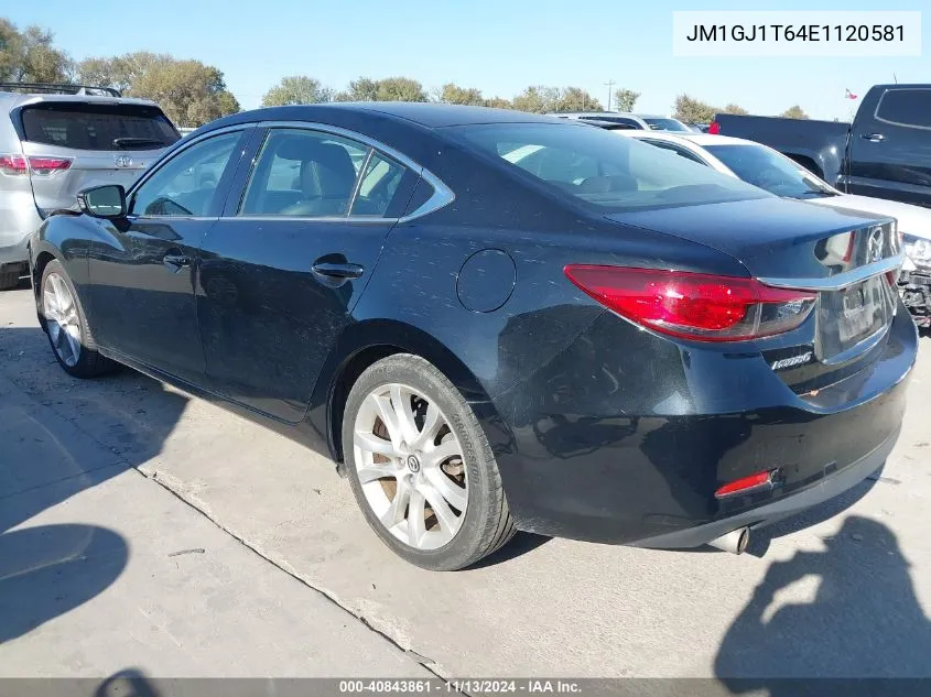 2014 Mazda Mazda6 I Touring VIN: JM1GJ1T64E1120581 Lot: 40843861