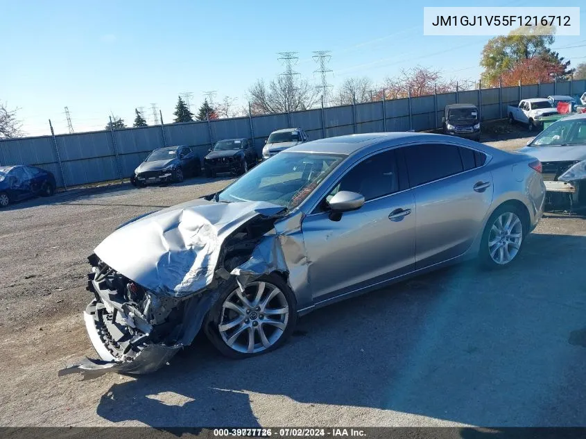 2015 Mazda Mazda6 I Touring VIN: JM1GJ1V55F1216712 Lot: 39777726