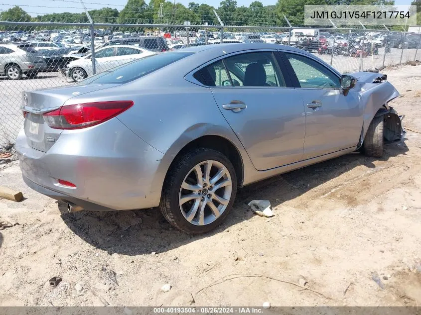 2015 Mazda Mazda6 I Touring VIN: JM1GJ1V54F1217754 Lot: 40193504