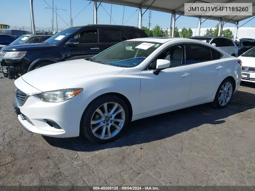 2015 Mazda 6 Touring VIN: JM1GJ1V54F1185260 Lot: 40265128