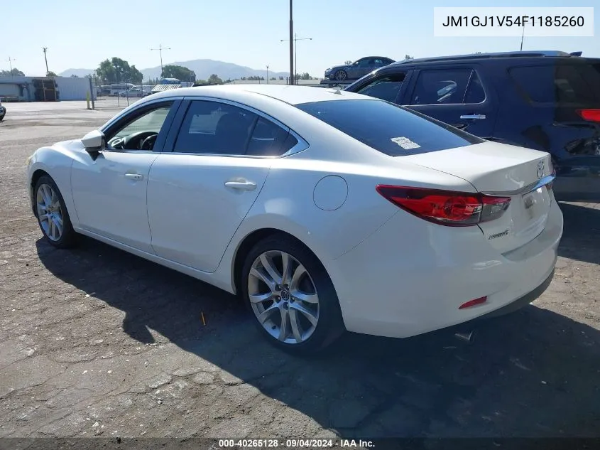 2015 Mazda 6 Touring VIN: JM1GJ1V54F1185260 Lot: 40265128