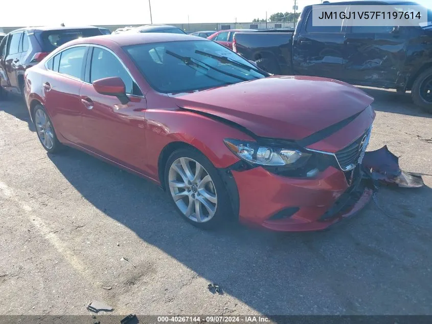 2015 Mazda 6 Touring VIN: JM1GJ1V57F1197614 Lot: 40267144