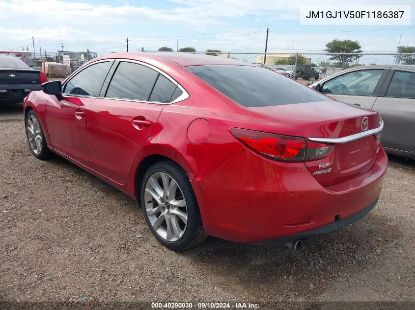 2015 Mazda Mazda6 I Touring VIN: JM1GJ1V50F1186387 Lot: 40290030