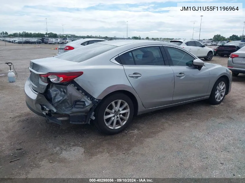 2015 Mazda Mazda6 I Sport VIN: JM1GJ1U55F1196964 Lot: 40298056