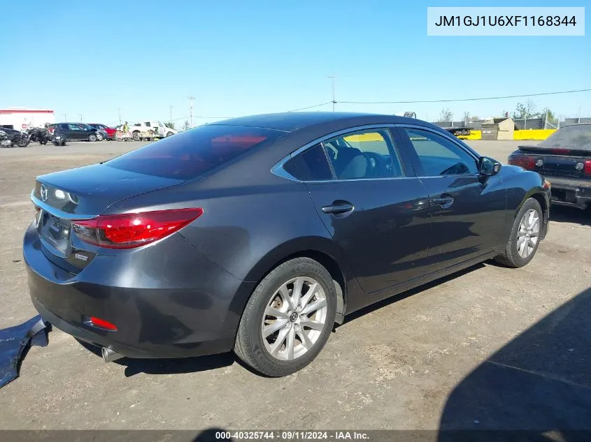 2015 Mazda Mazda6 I Sport VIN: JM1GJ1U6XF1168344 Lot: 40325744