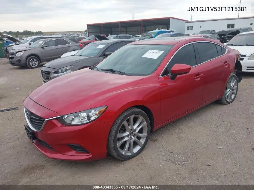 JM1GJ1V53F1215381 2015 Mazda Mazda6 I Touring