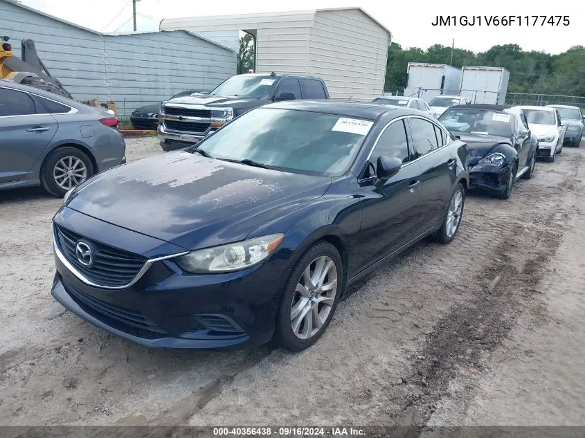 2015 Mazda Mazda6 I Touring VIN: JM1GJ1V66F1177475 Lot: 40356438