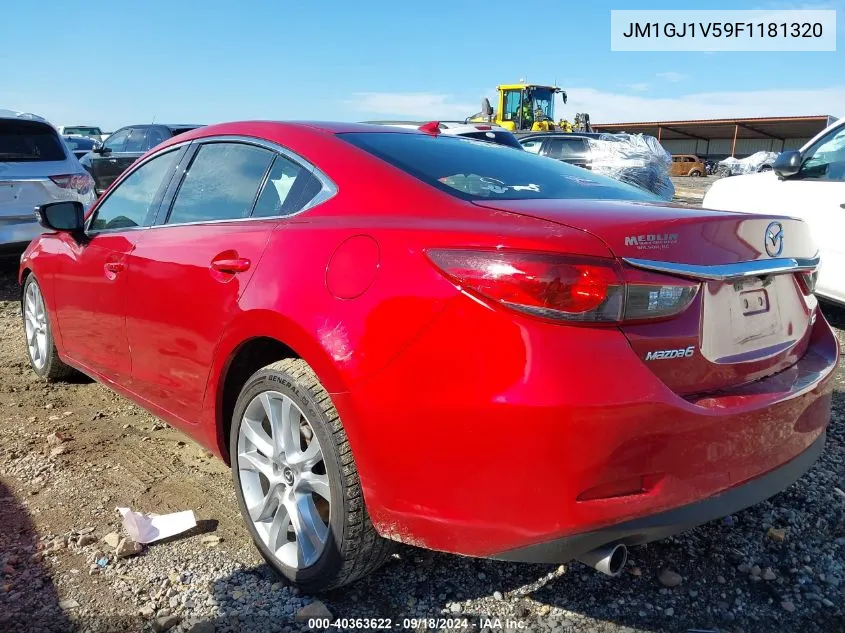 2015 Mazda Mazda6 I Touring VIN: JM1GJ1V59F1181320 Lot: 40363622