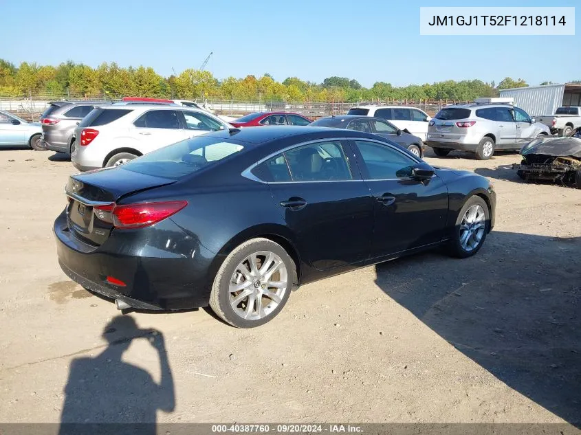 2015 Mazda Mazda6 I Touring VIN: JM1GJ1T52F1218114 Lot: 40387760