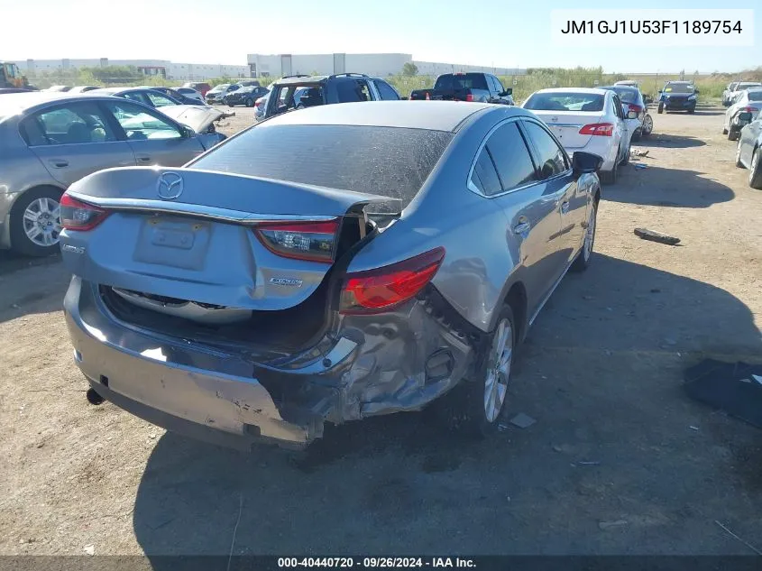 JM1GJ1U53F1189754 2015 Mazda 6 Sport