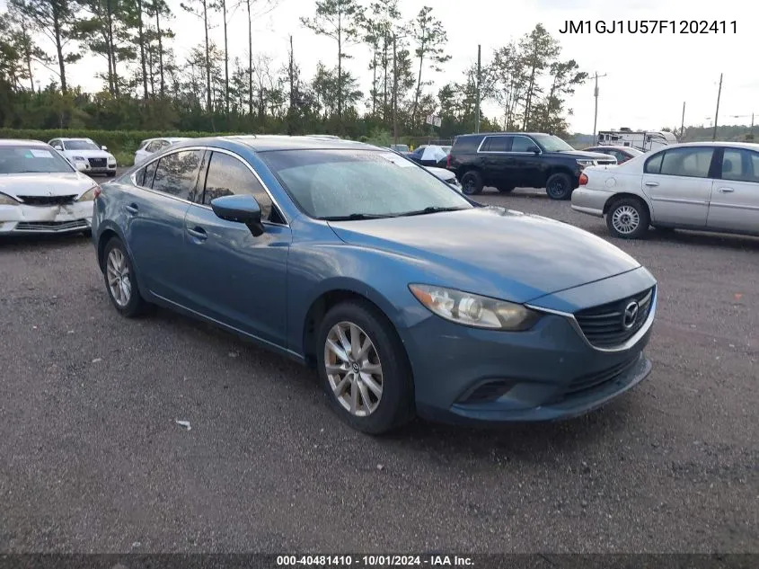 2015 Mazda Mazda6 I Sport VIN: JM1GJ1U57F1202411 Lot: 40481410