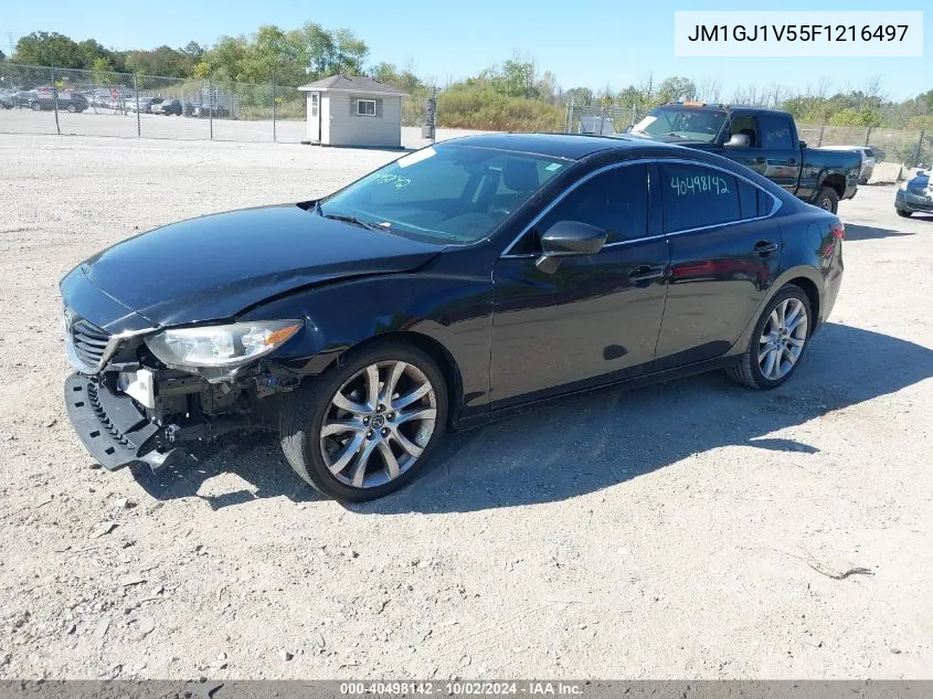 2015 Mazda Mazda6 I Touring VIN: JM1GJ1V55F1216497 Lot: 40498142