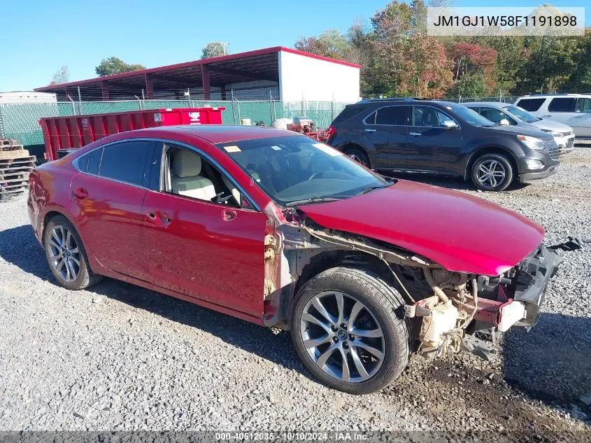 2015 Mazda Mazda6 I Grand Touring VIN: JM1GJ1W58F1191898 Lot: 40512035