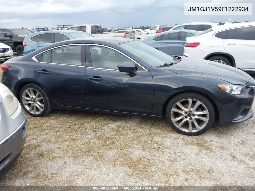 2015 Mazda 6 Touring VIN: JM1GJ1V59F1222934 Lot: 40529869