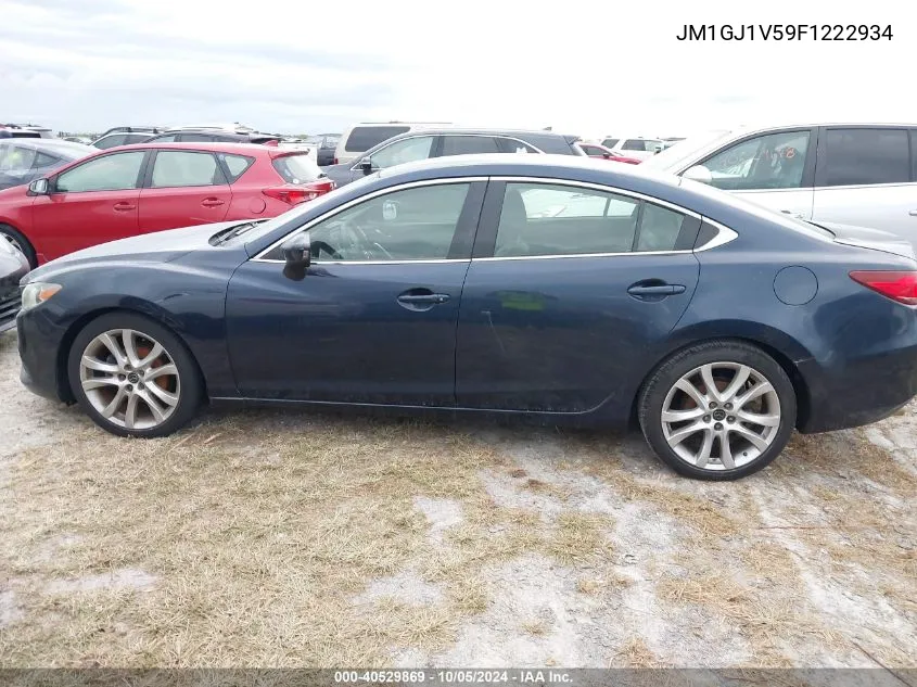 2015 Mazda 6 Touring VIN: JM1GJ1V59F1222934 Lot: 40529869