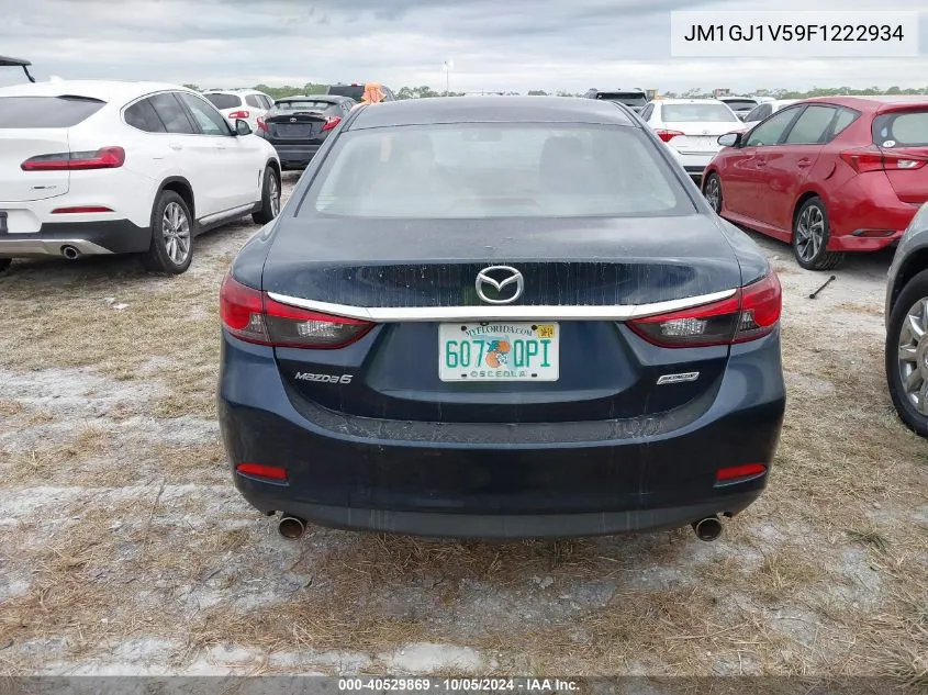 2015 Mazda 6 Touring VIN: JM1GJ1V59F1222934 Lot: 40529869