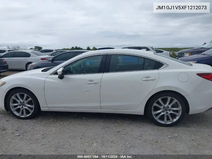 JM1GJ1V5XF1212073 2015 Mazda 6 Touring