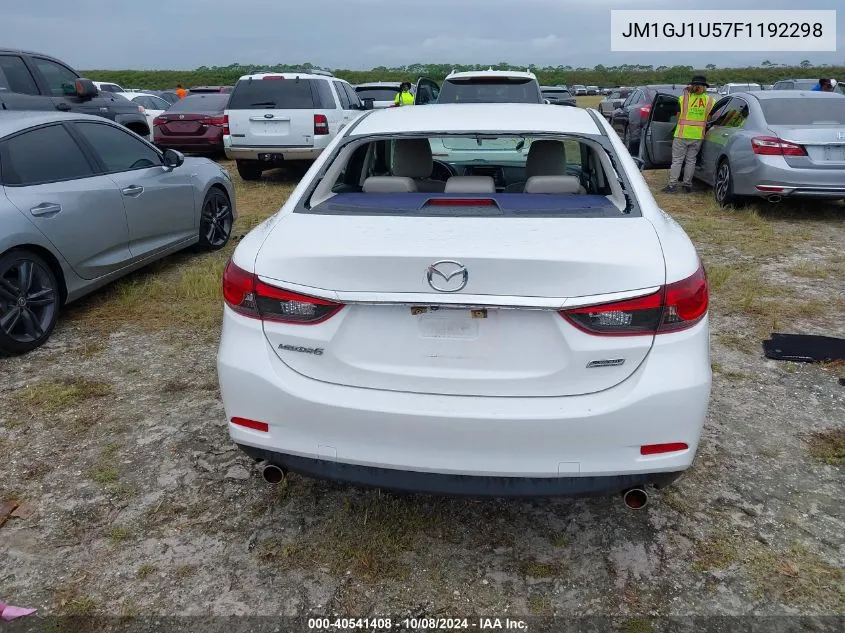 2015 Mazda 6 Sport VIN: JM1GJ1U57F1192298 Lot: 40541408