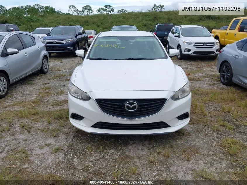 2015 Mazda 6 Sport VIN: JM1GJ1U57F1192298 Lot: 40541408