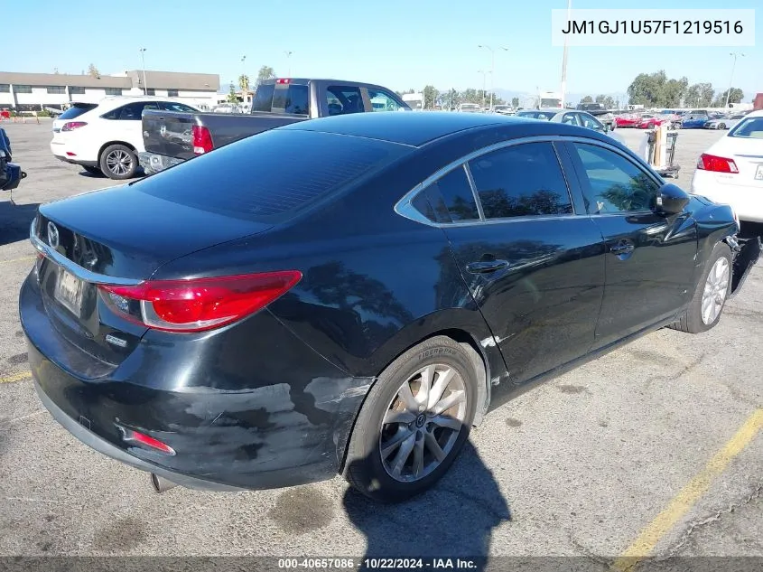 2015 Mazda Mazda6 I Sport VIN: JM1GJ1U57F1219516 Lot: 40657086