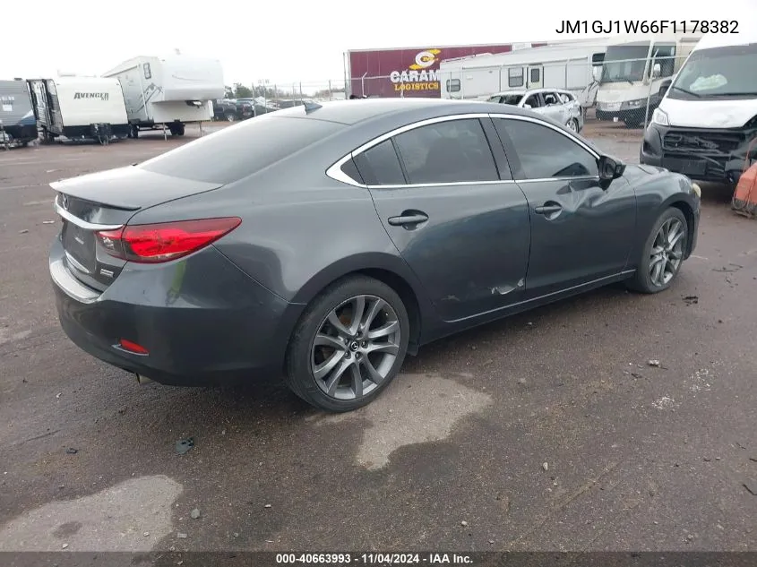 2015 Mazda Mazda6 I Grand Touring VIN: JM1GJ1W66F1178382 Lot: 40663993