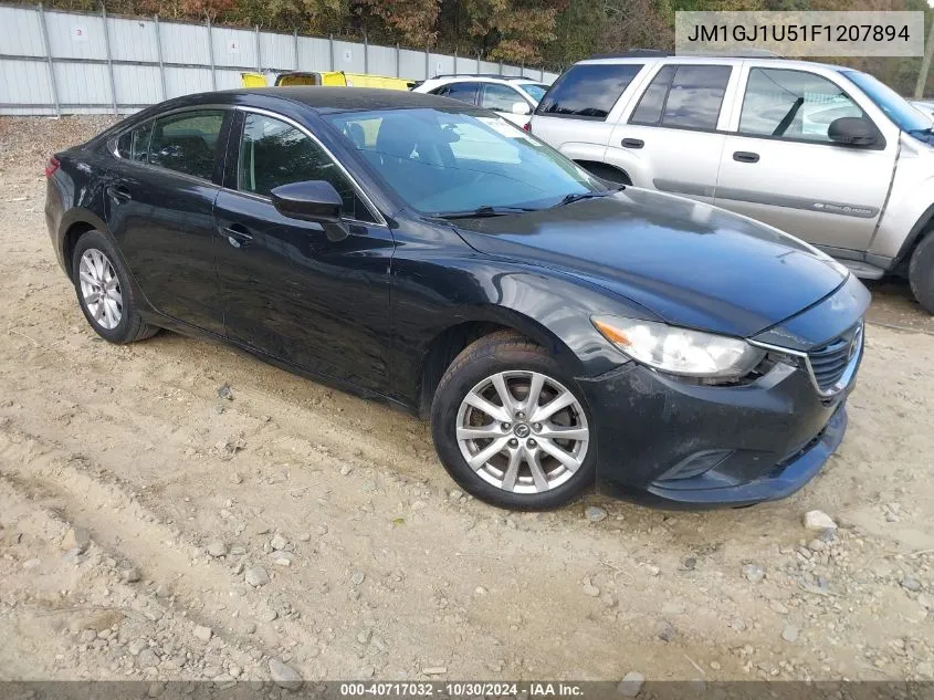 2015 Mazda Mazda6 I Sport VIN: JM1GJ1U51F1207894 Lot: 40717032