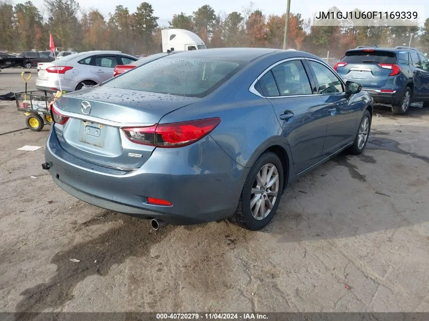 2015 Mazda Mazda6 I Sport VIN: JM1GJ1U60F1169339 Lot: 40720279