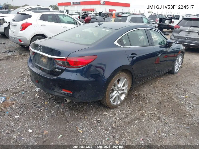 2015 Mazda Mazda6 I Touring VIN: JM1GJ1V53F1224517 Lot: 40812239