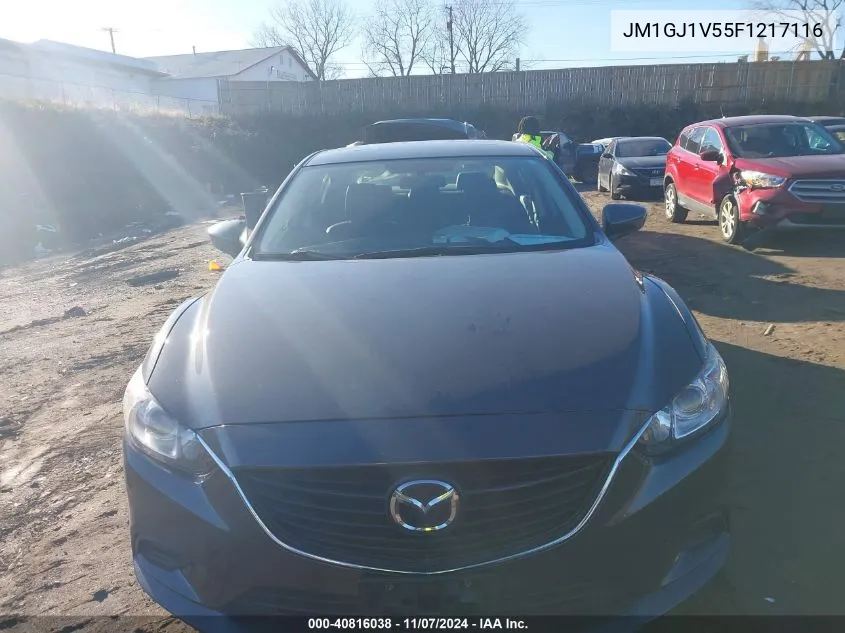 2015 Mazda Mazda6 I Touring VIN: JM1GJ1V55F1217116 Lot: 40816038