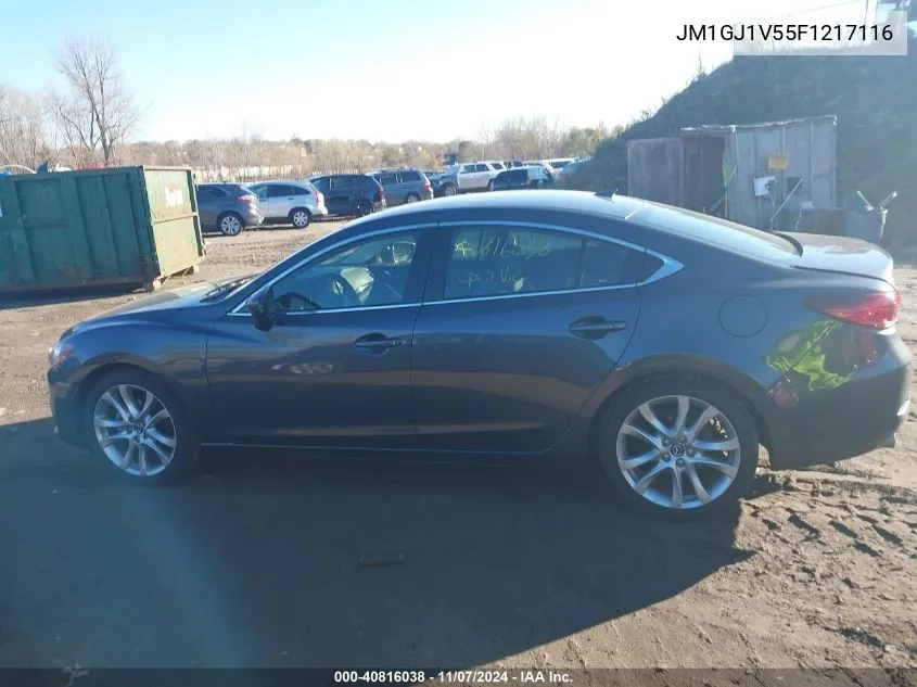 2015 Mazda Mazda6 I Touring VIN: JM1GJ1V55F1217116 Lot: 40816038