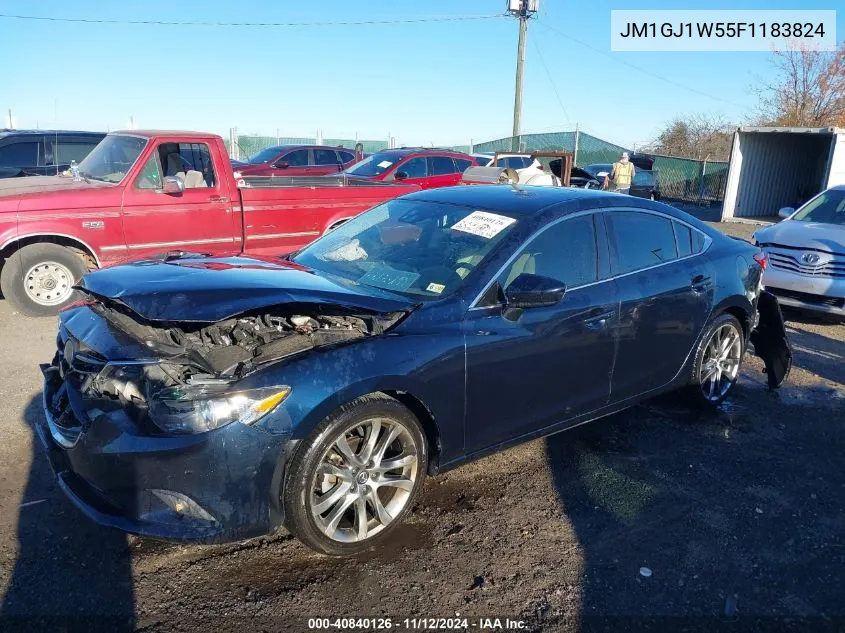 2015 Mazda Mazda6 I Grand Touring VIN: JM1GJ1W55F1183824 Lot: 40840126