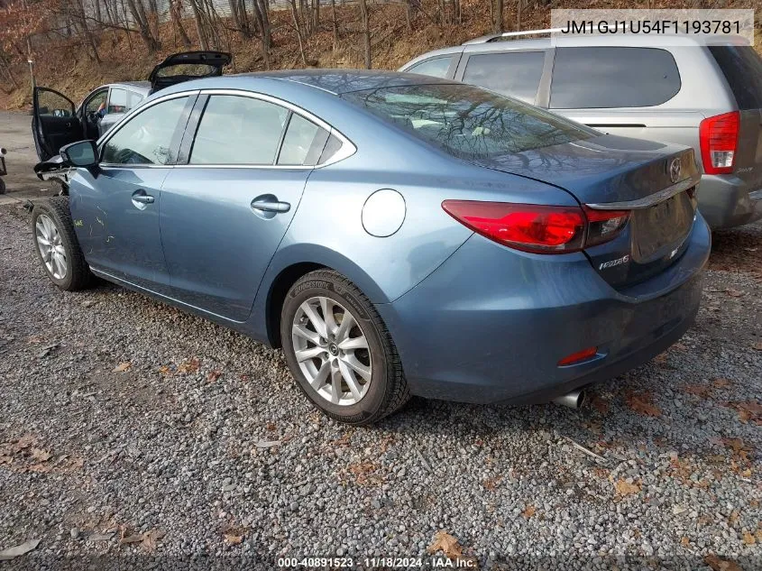 2015 Mazda Mazda6 I Sport VIN: JM1GJ1U54F1193781 Lot: 40891523