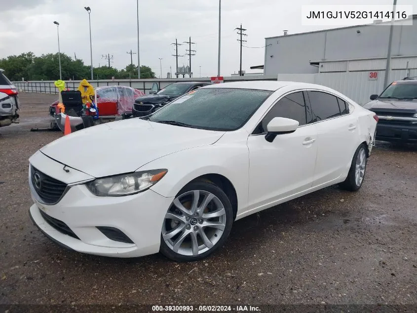 2016 Mazda Mazda6 I Touring VIN: JM1GJ1V52G1414116 Lot: 39300993