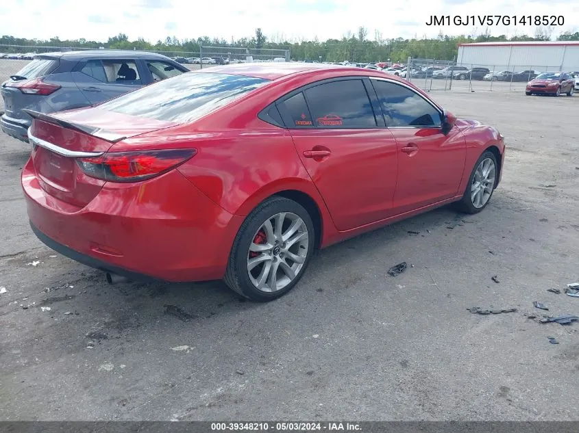 JM1GJ1V57G1418520 2016 Mazda Mazda6 I Touring