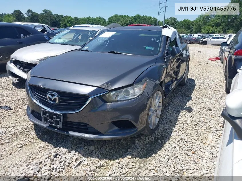 2016 Mazda Mazda6 I Touring VIN: JM1GJ1V57G1455776 Lot: 39528366