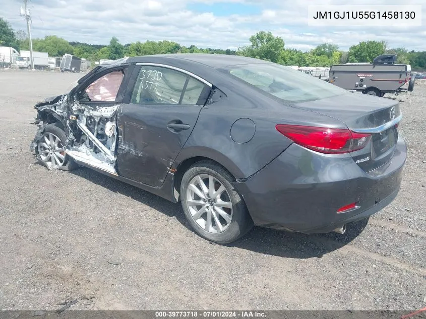 2016 Mazda Mazda6 I Sport VIN: JM1GJ1U55G1458130 Lot: 39773718