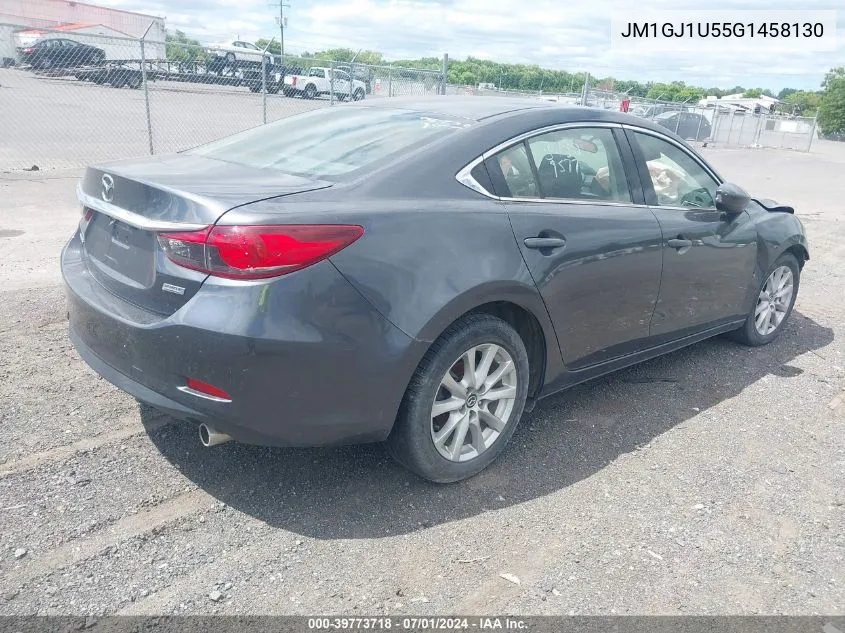 2016 Mazda Mazda6 I Sport VIN: JM1GJ1U55G1458130 Lot: 39773718