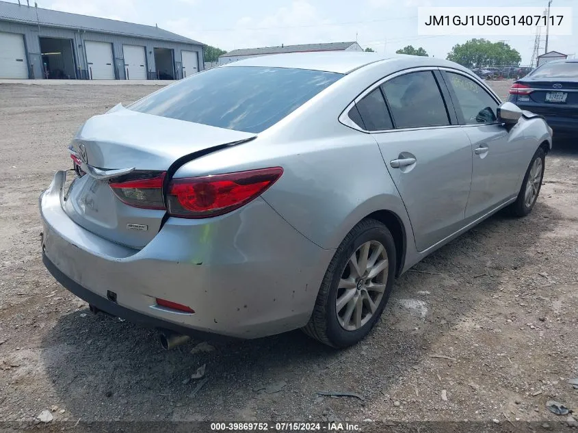 2016 Mazda Mazda6 I Sport VIN: JM1GJ1U50G1407117 Lot: 39869752