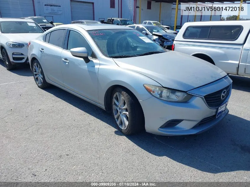 2016 Mazda Mazda6 I Touring VIN: JM1GJ1V56G1472018 Lot: 39909205