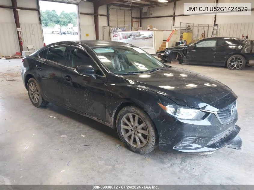 2016 Mazda Mazda6 I Sport VIN: JM1GJ1U52G1424579 Lot: 39938672