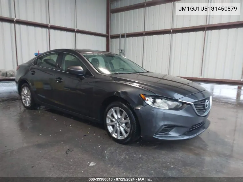 2016 Mazda Mazda6 I Sport VIN: JM1GJ1U51G1450879 Lot: 39980013