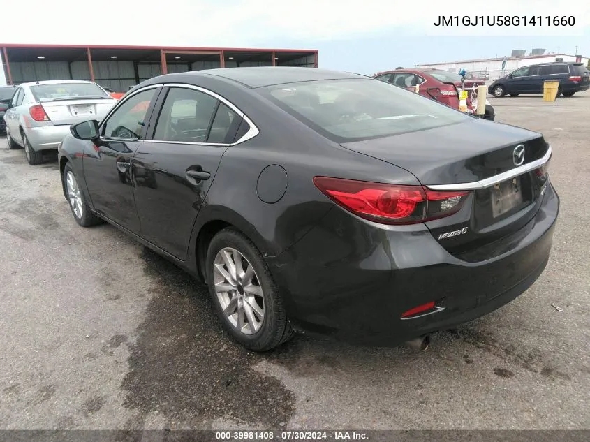 2016 Mazda Mazda6 I Sport VIN: JM1GJ1U58G1411660 Lot: 39981408